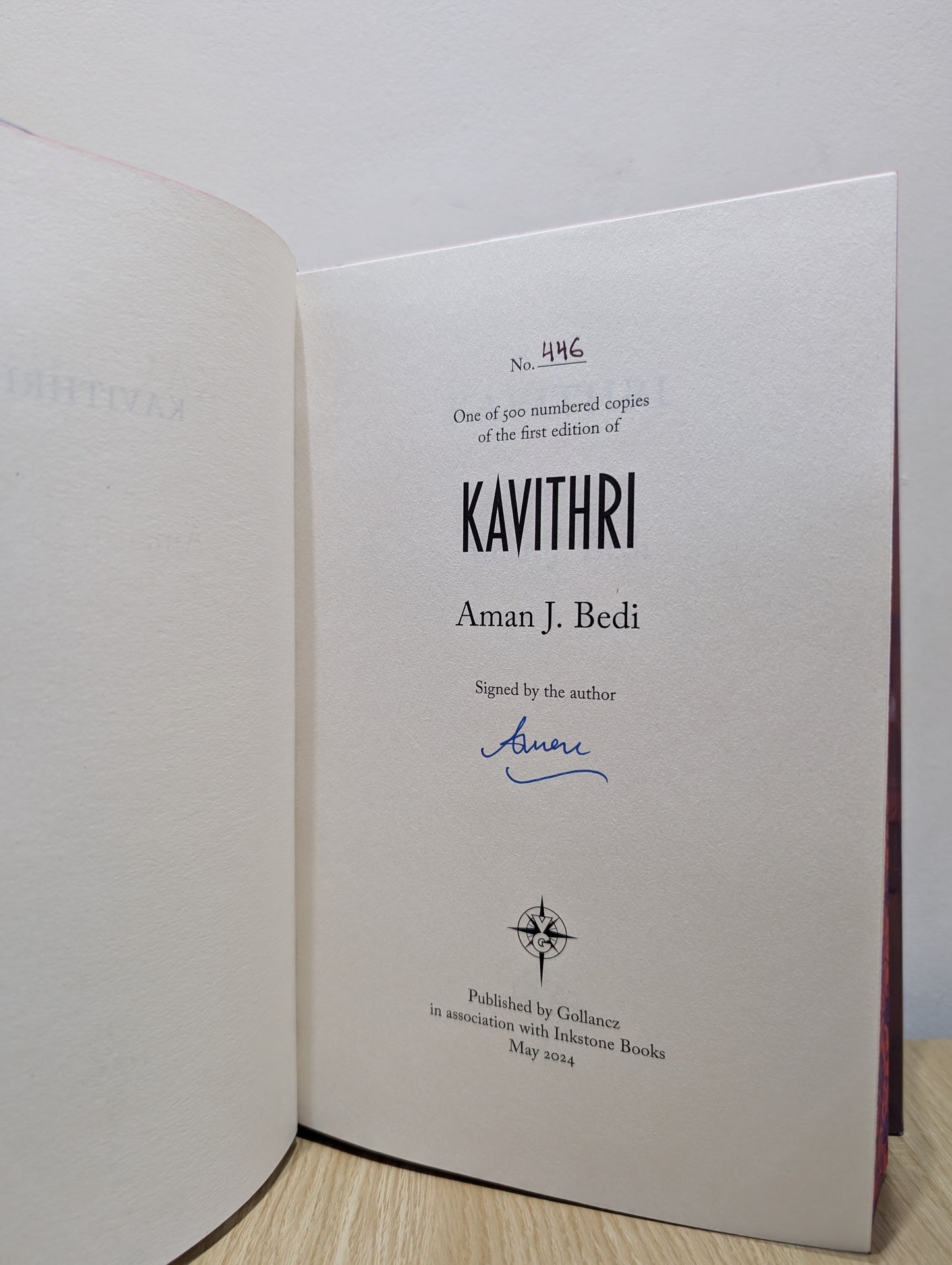 Kavithri: Outcast. Underdog. Survivor.(Signed First Edition with sprayed edges)