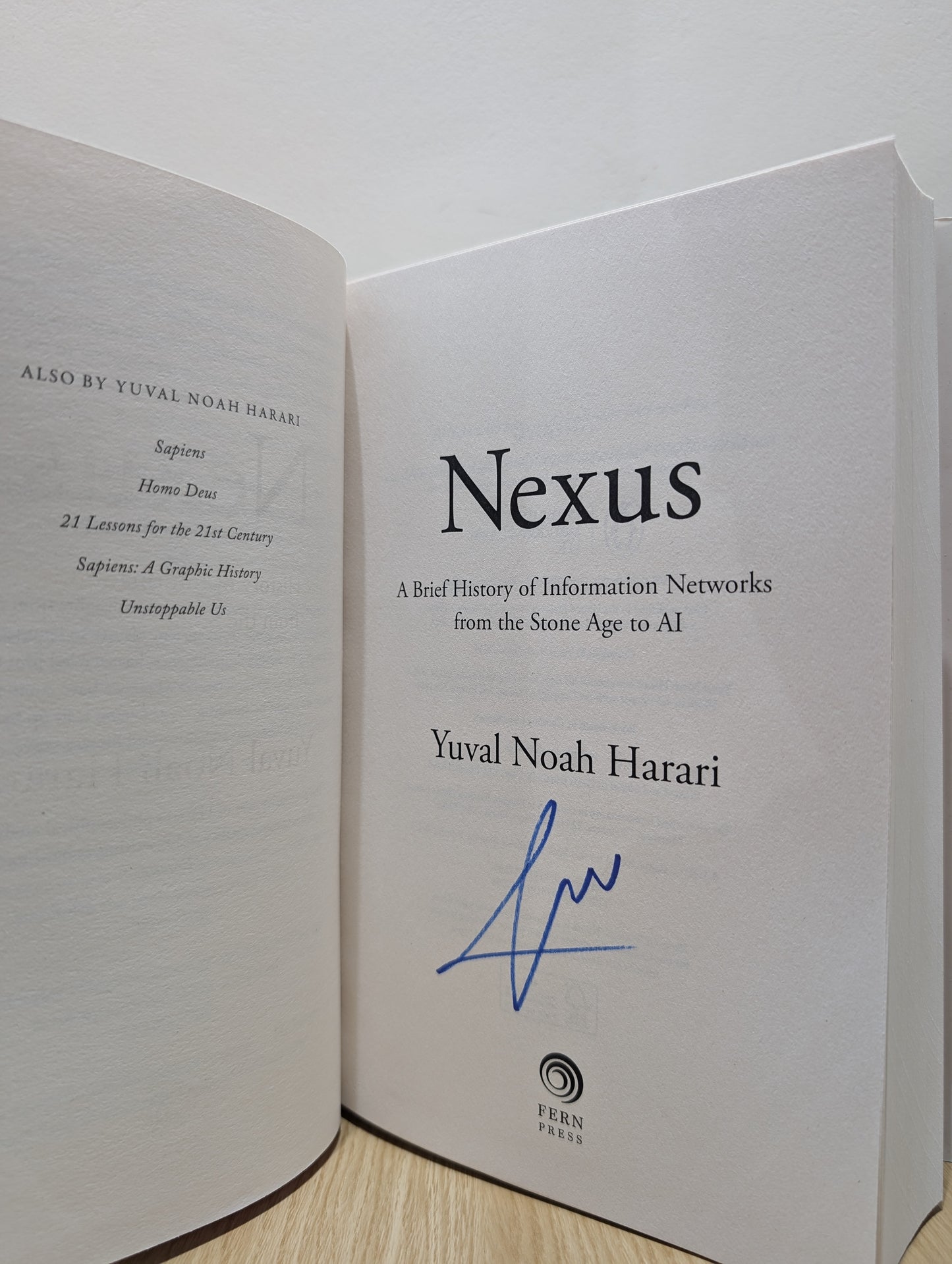 Nexus: FROM THE AUTHOR OF SAPIENS (Signed First Edition)