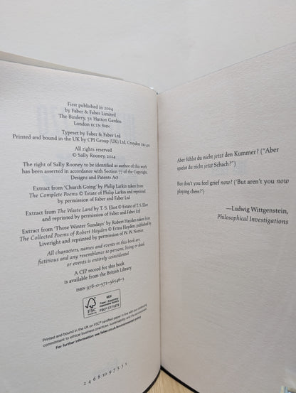 Intermezzo (Signed First Edition with sprayed edges)