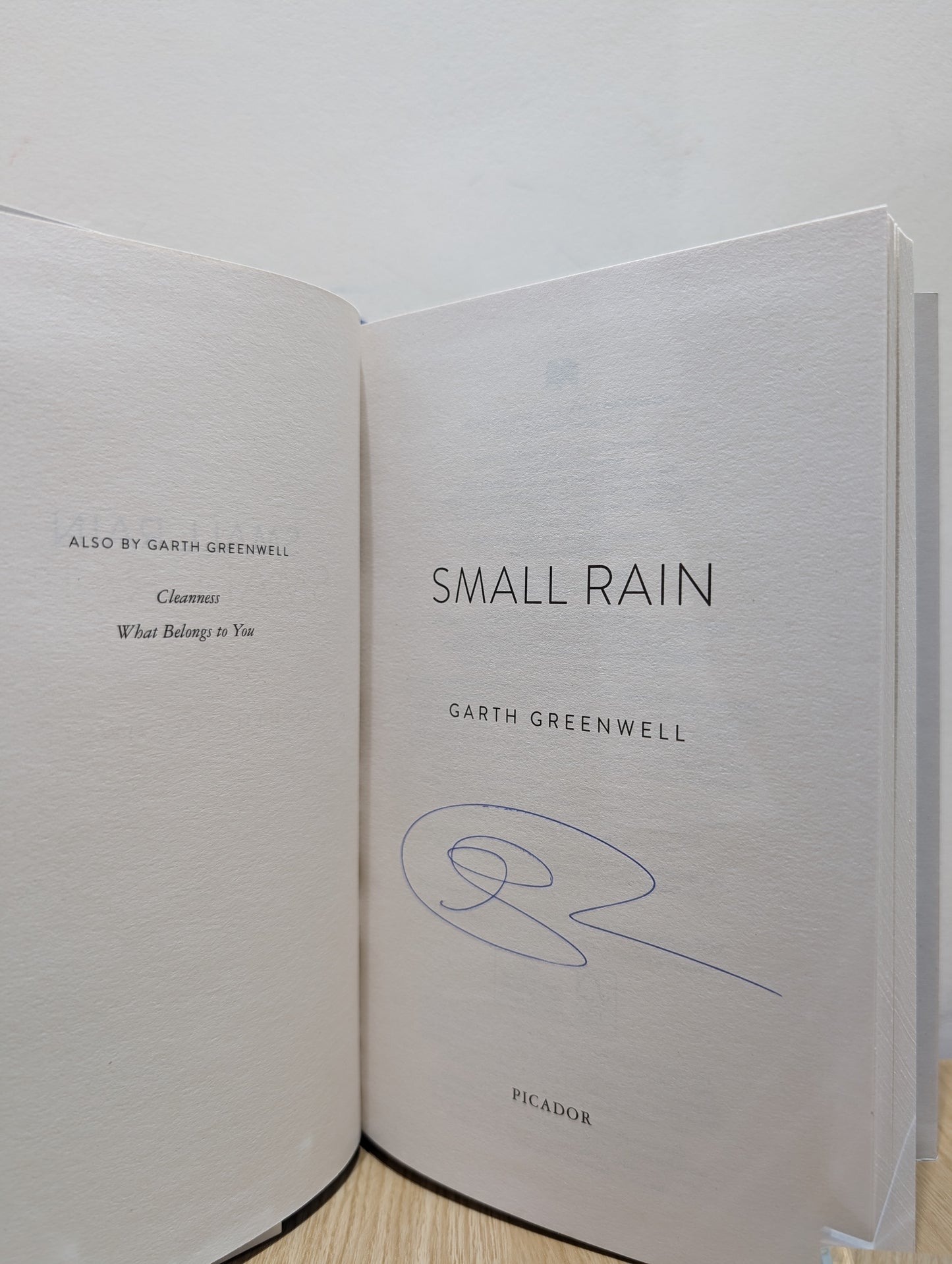 Small Rain (Signed First Edition)