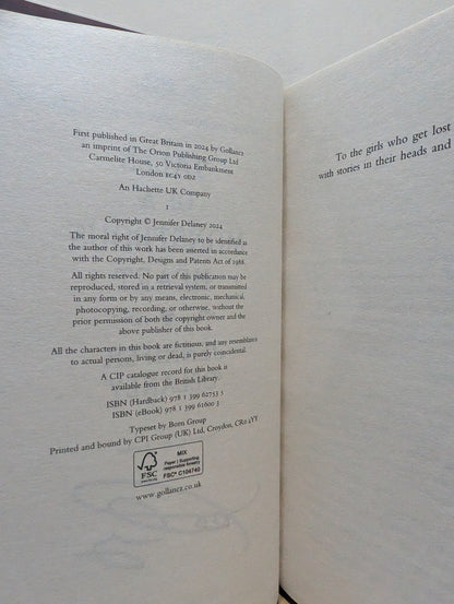 Tales of a Monstrous Heart (Signed First Edition with sprayed edges)