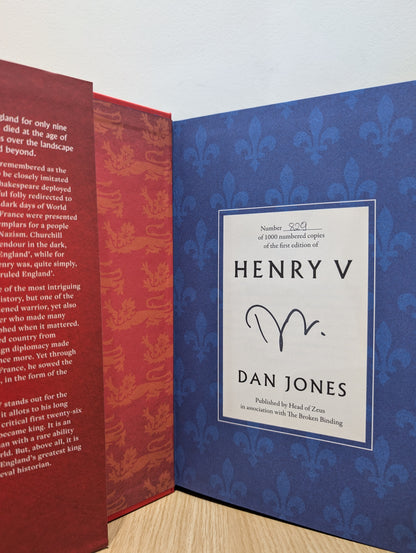 Henry V: The Astonishing Rise of England's Greatest Warrior King (Signed Numbered First Edition with sprayed edges)