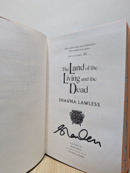 The Land of the Living and the Dead (Signed First Edition with sprayed edges)