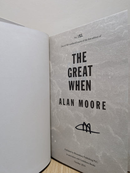 The Great When (Signed Numbered First Edition)