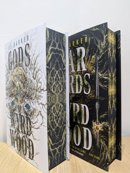 The Forsaken Trilogy 1-2: Gods of the Wyrdwood; Warlords of the Wyrdwood (Signed First Edition Set with sprayed edges)