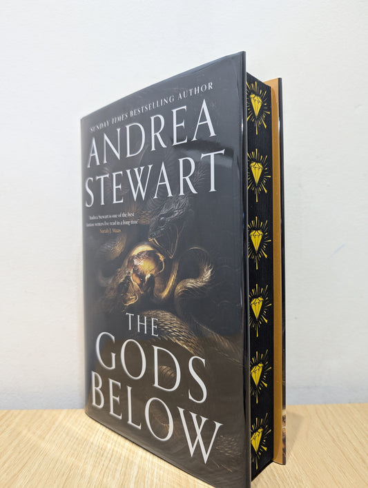 The Gods Below: Book One of the Hollow Covenant (Signed First Edition with sprayed edges)