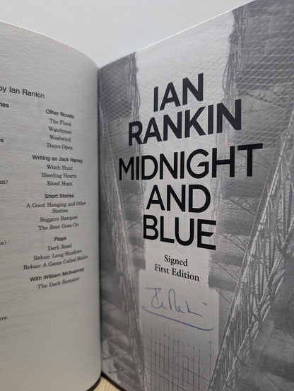 Midnight and Blue: Brand New Thriller In The BBC Series REBUS (Signed First Edition)