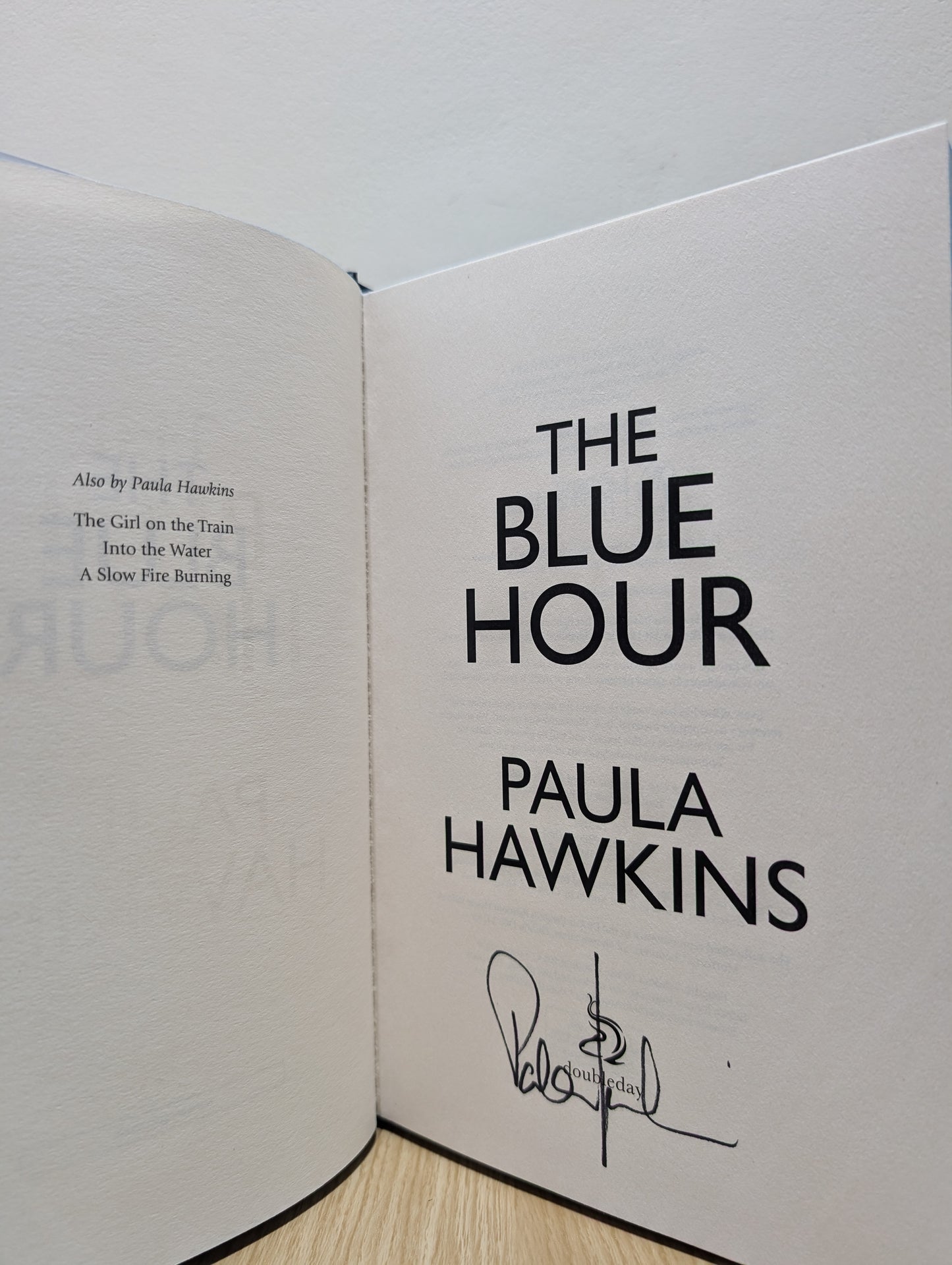 The Blue Hour (Signed First Edition with sprayed edges)