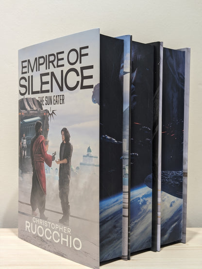 The Sun Eater 1-3: Empire of Silence; Howling Dark; Demon in White (Signed Special Edition with sprayed edges)