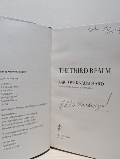 The Third Realm (Signed Dated First Edition)