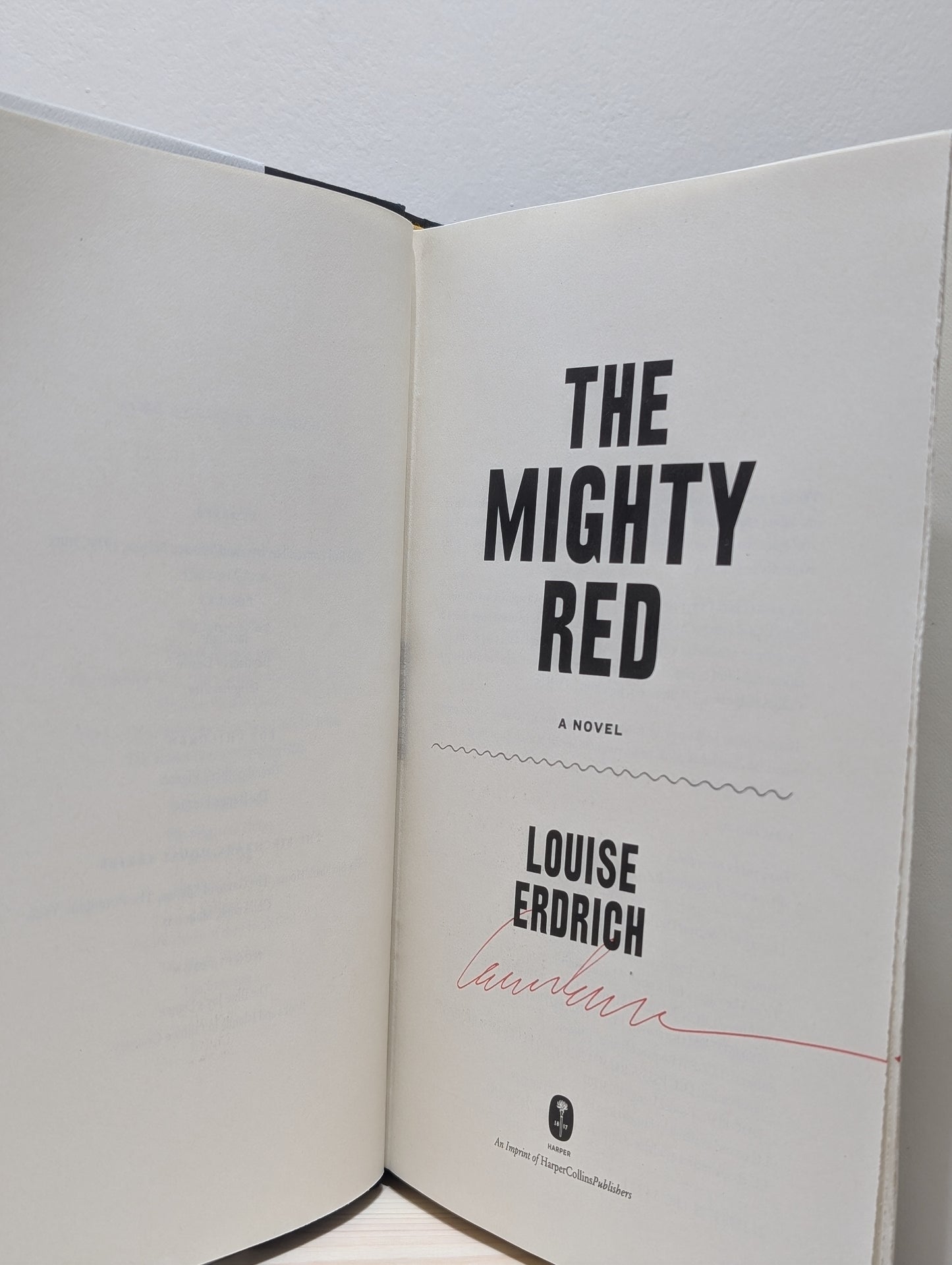 The Mighty Red: A Novel (Signed First Edition)