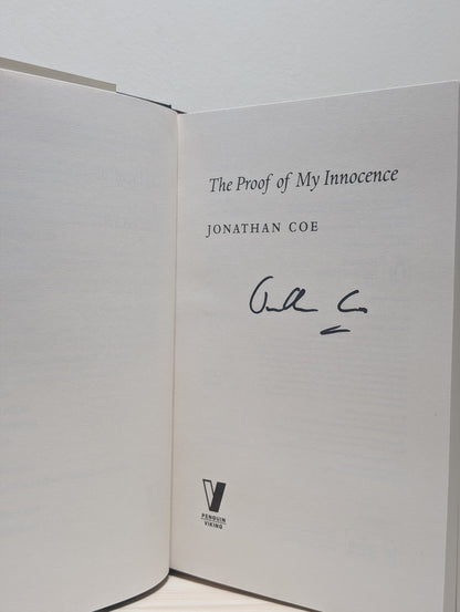 The Proof of My Innocence (Signed to Title Page)