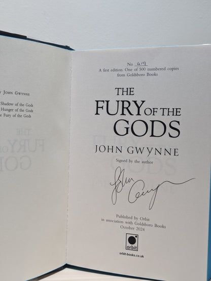 The Fury of the Gods: The Bloodsworn Saga 3 (Signed First Edition with sprayed edges)