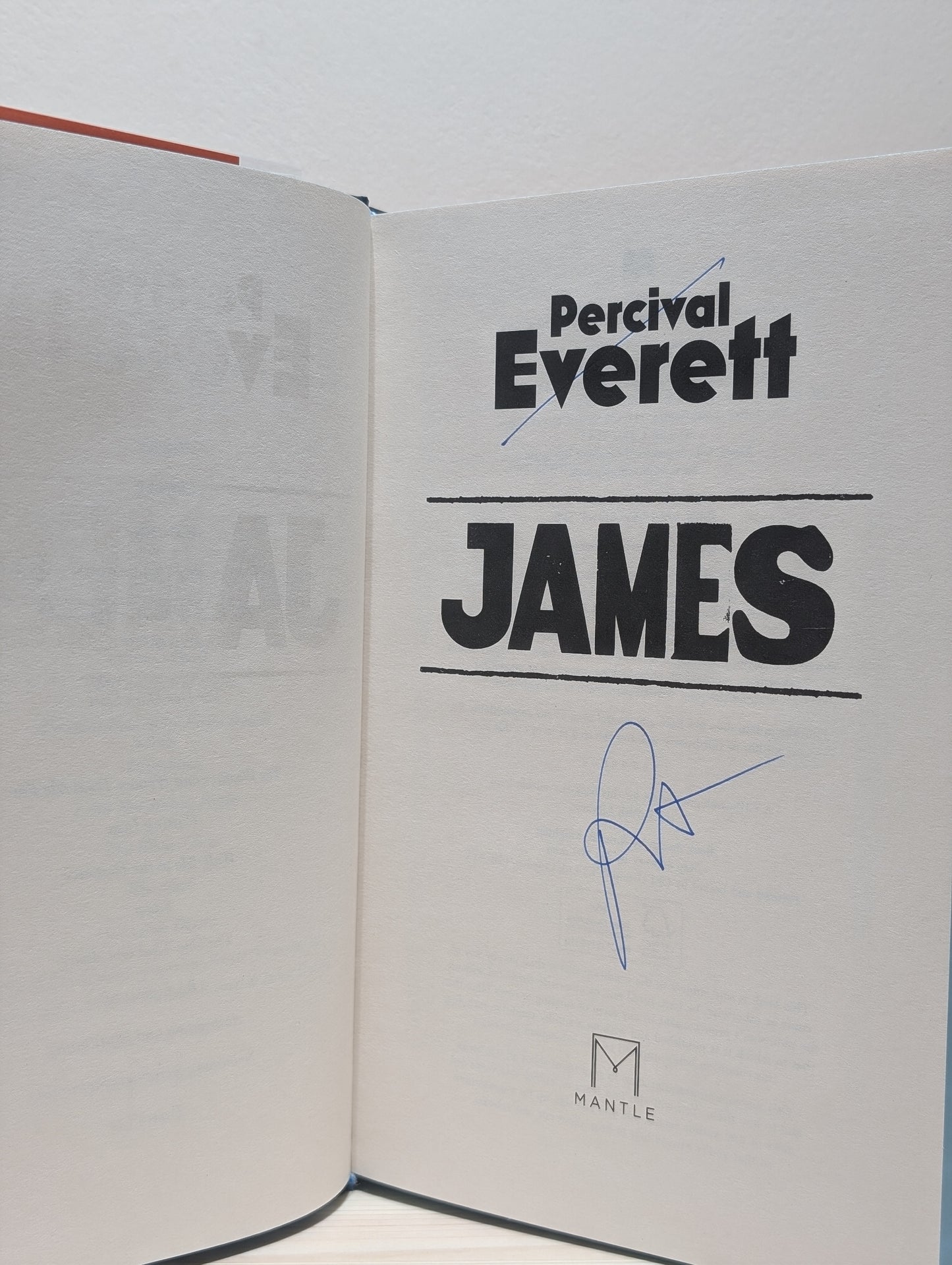 James: A Novel (Signed to Title Page with sprayed edges)