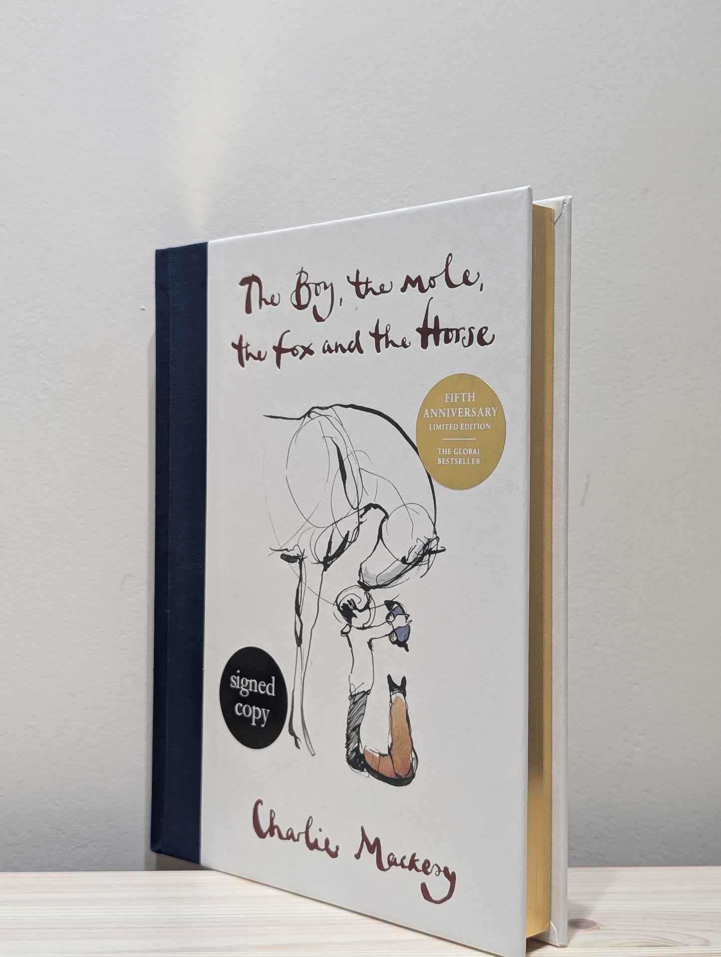 The Boy, The Mole, The Fox and The Horse: Signed Fifth Anniversary Limited Edition with gold edges