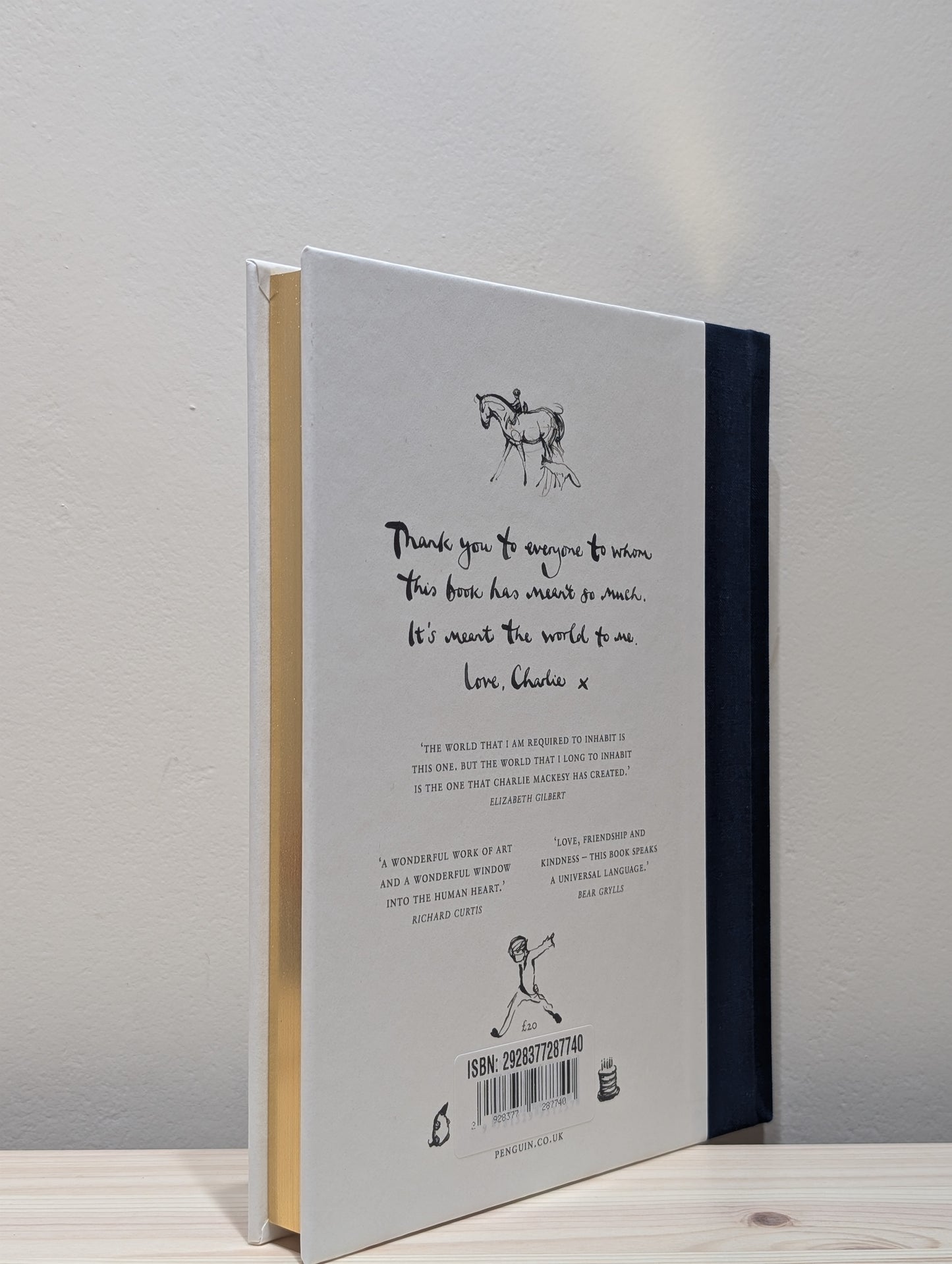 The Boy, The Mole, The Fox and The Horse: Signed Fifth Anniversary Limited Edition with gold edges