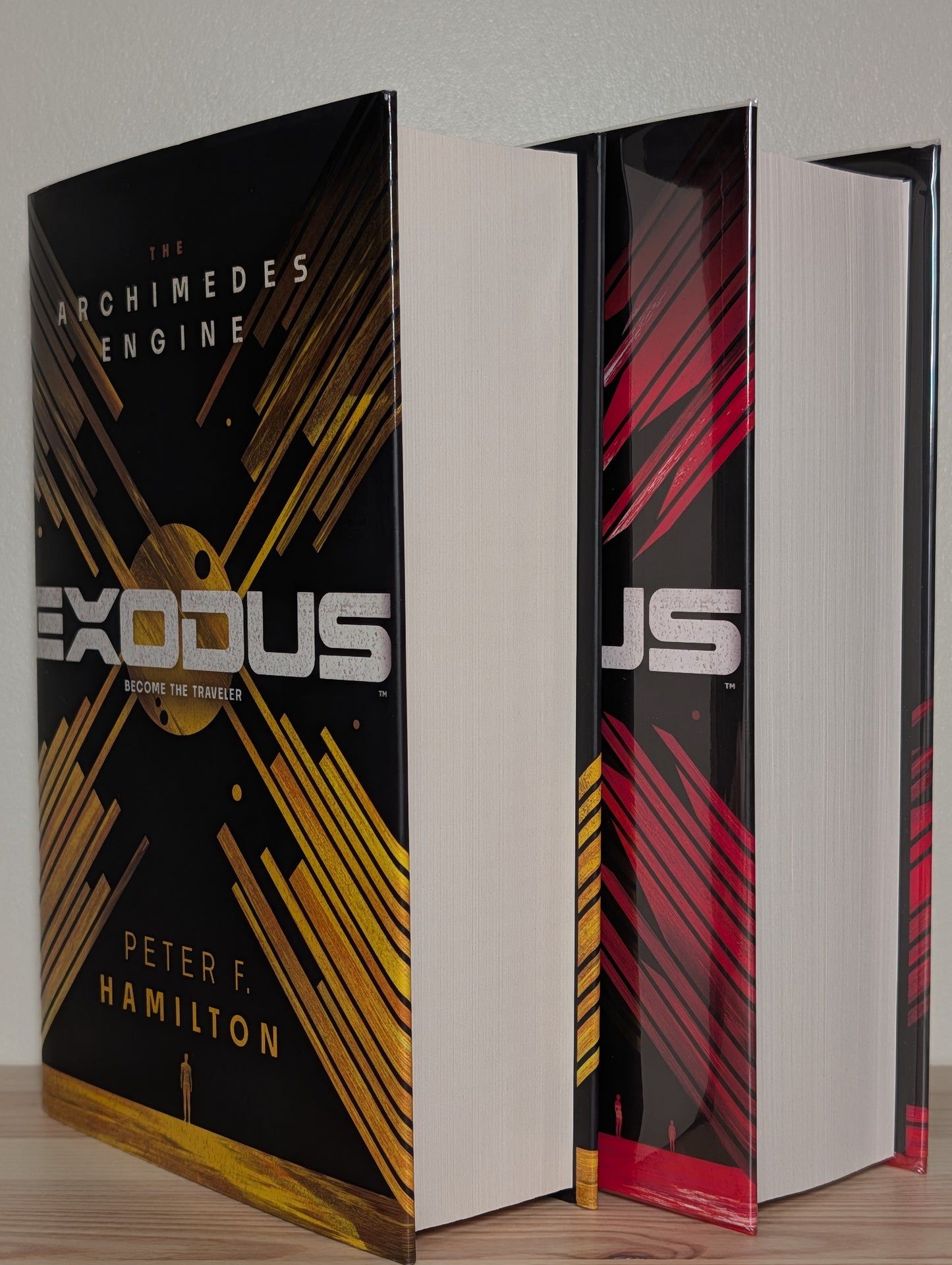 Exodus: Archimedes Engine Helium Sea by Peter F. Hamilton (Signed First Edition)