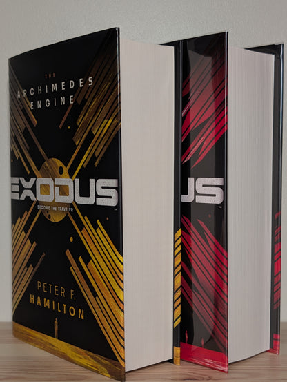 Exodus: Archimedes Engine Helium Sea by Peter F. Hamilton (Signed First Edition)