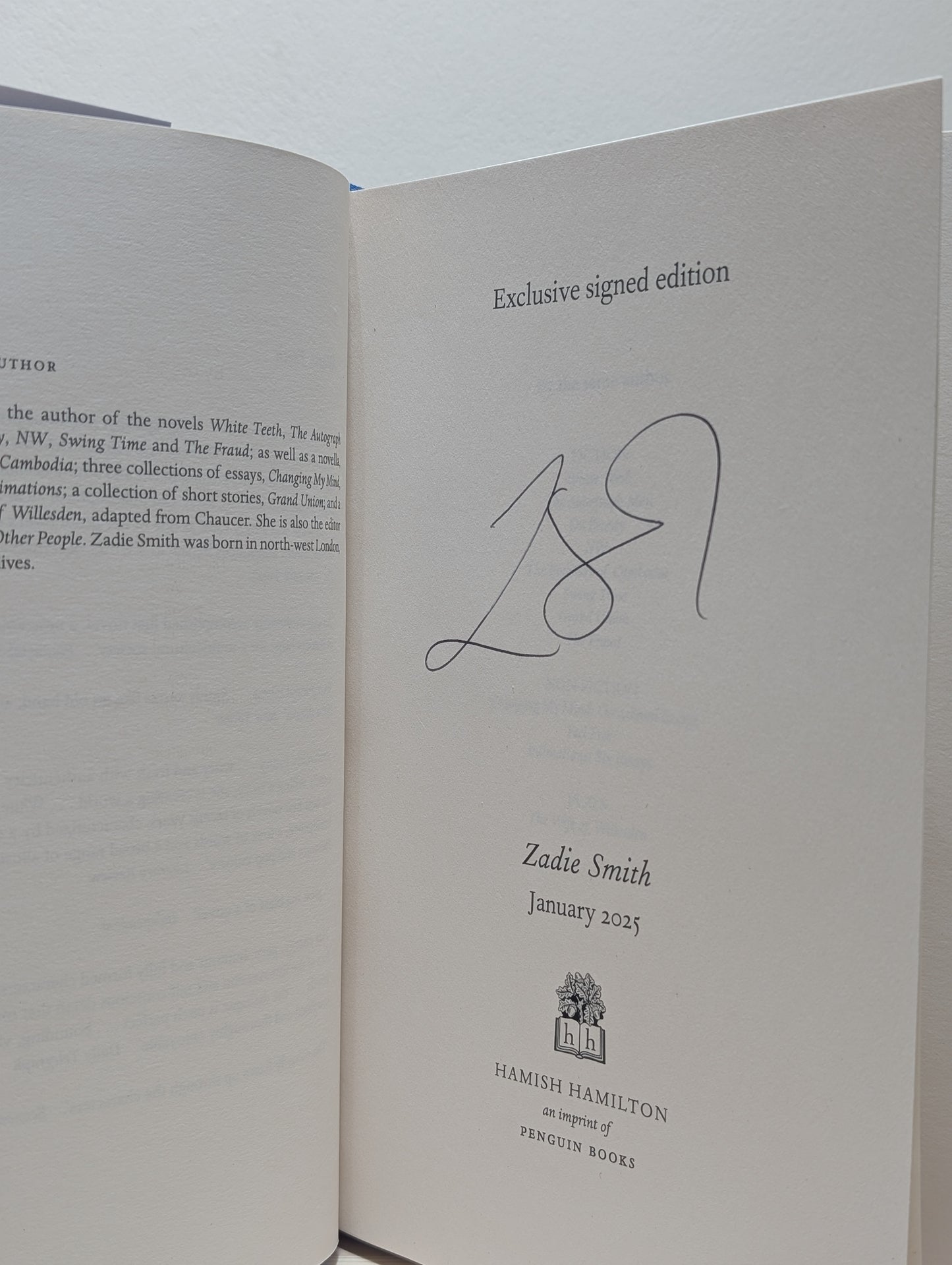 White Teeth: 25th Anniversary Edition (Signed by the Author)