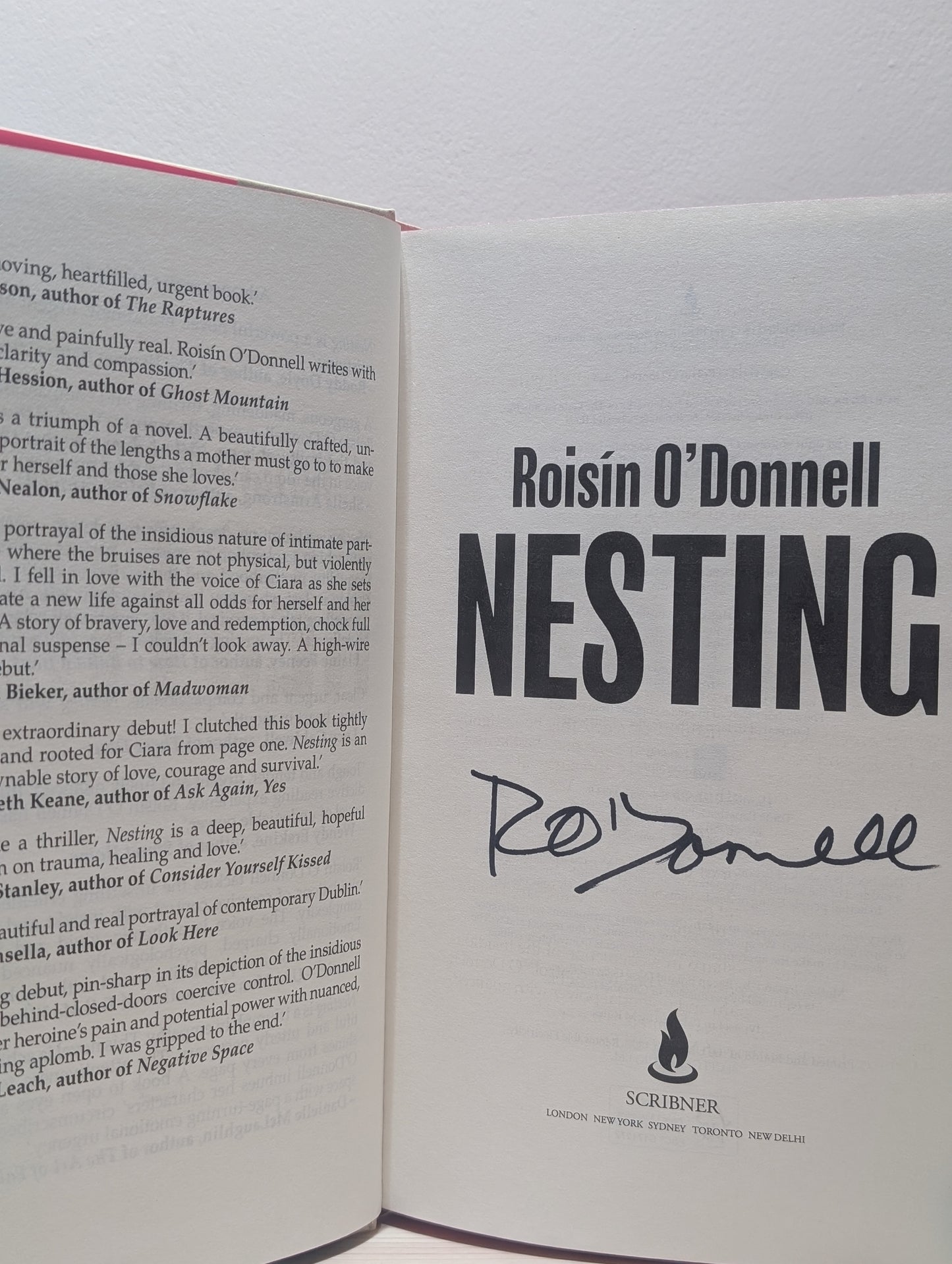 Nesting (Signed First Edition with sprayed edges)