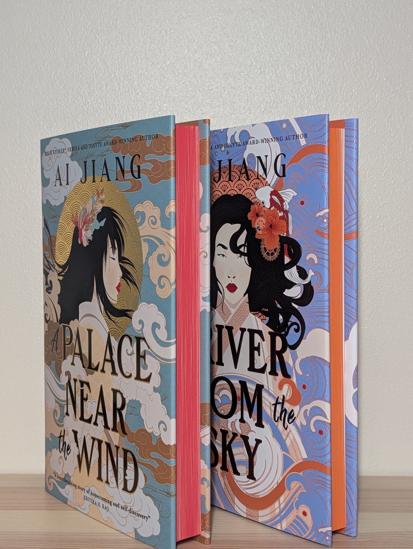 A Palace Near the Wind; A River From the Sky (Signed Numbered Set with sprayed edges)