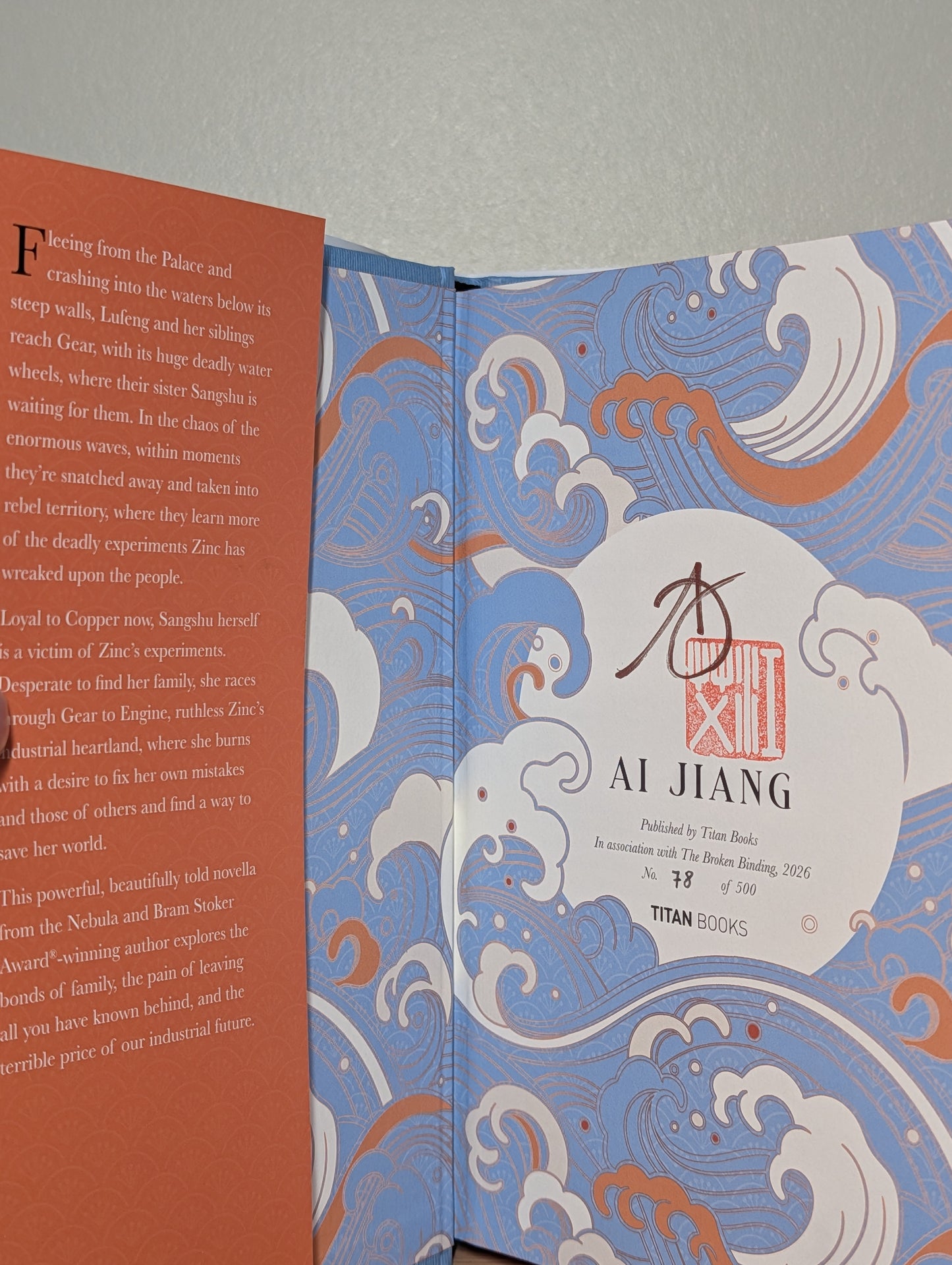 A Palace Near the Wind; A River From the Sky (Signed Numbered Set with sprayed edges)