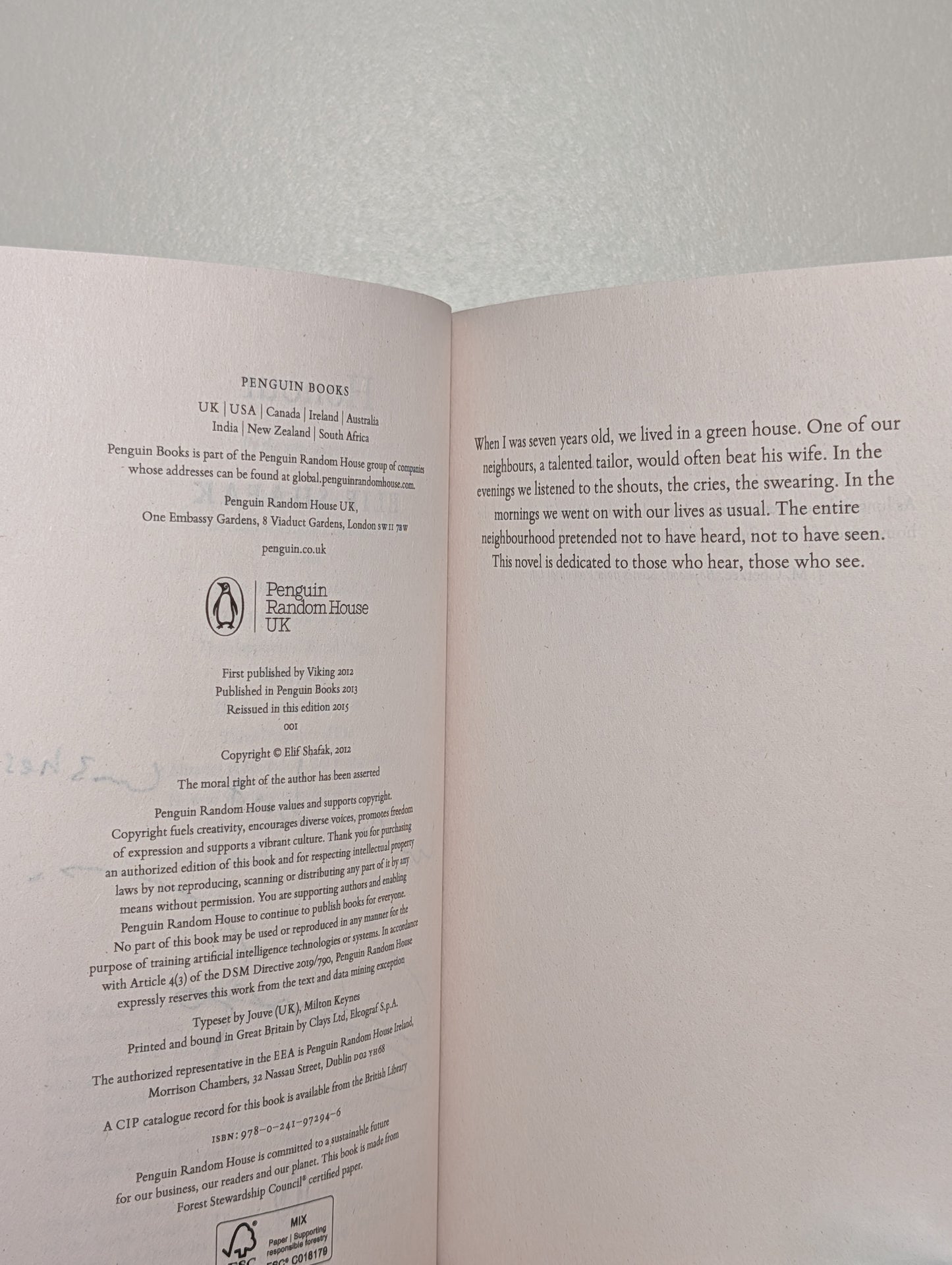 Honour by Elif Shafak (Signed)
