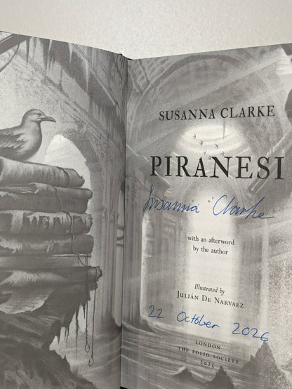 Piranesi by Susanna Clarke (Signed Dated Folio Edition)