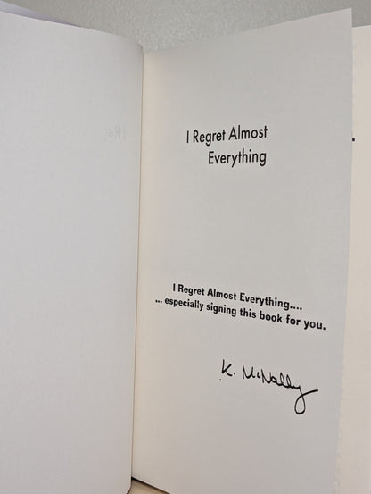 I Regret Almost Everything by Keith McNally (Signed)