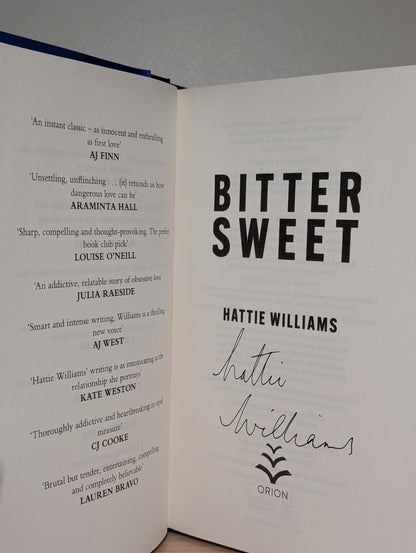 Bitter Sweet by Hattie Williams (Signed First Edition)
