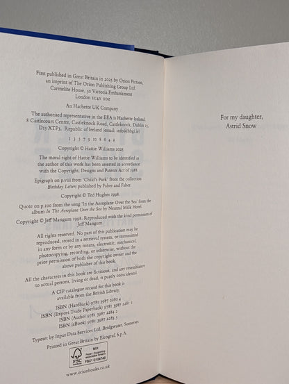 Bitter Sweet by Hattie Williams (Signed First Edition)