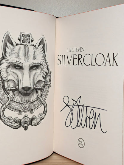 Silvercloak Turncloak by L. K. Steven (Signed First Edition with sprayed edges)