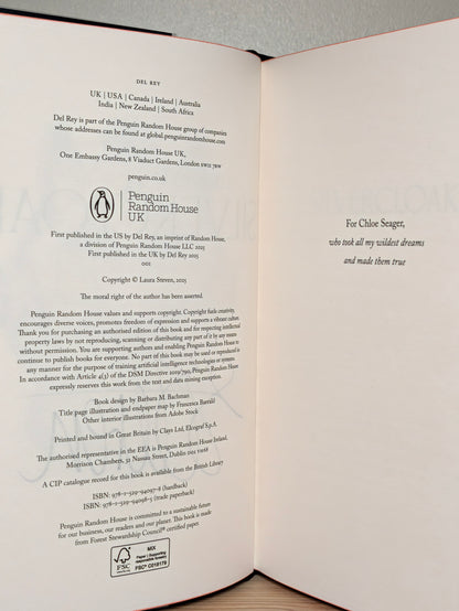 Silvercloak Turncloak by L. K. Steven (Signed First Edition with sprayed edges)