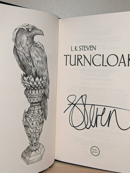 Silvercloak Turncloak by L. K. Steven (Signed First Edition with sprayed edges)