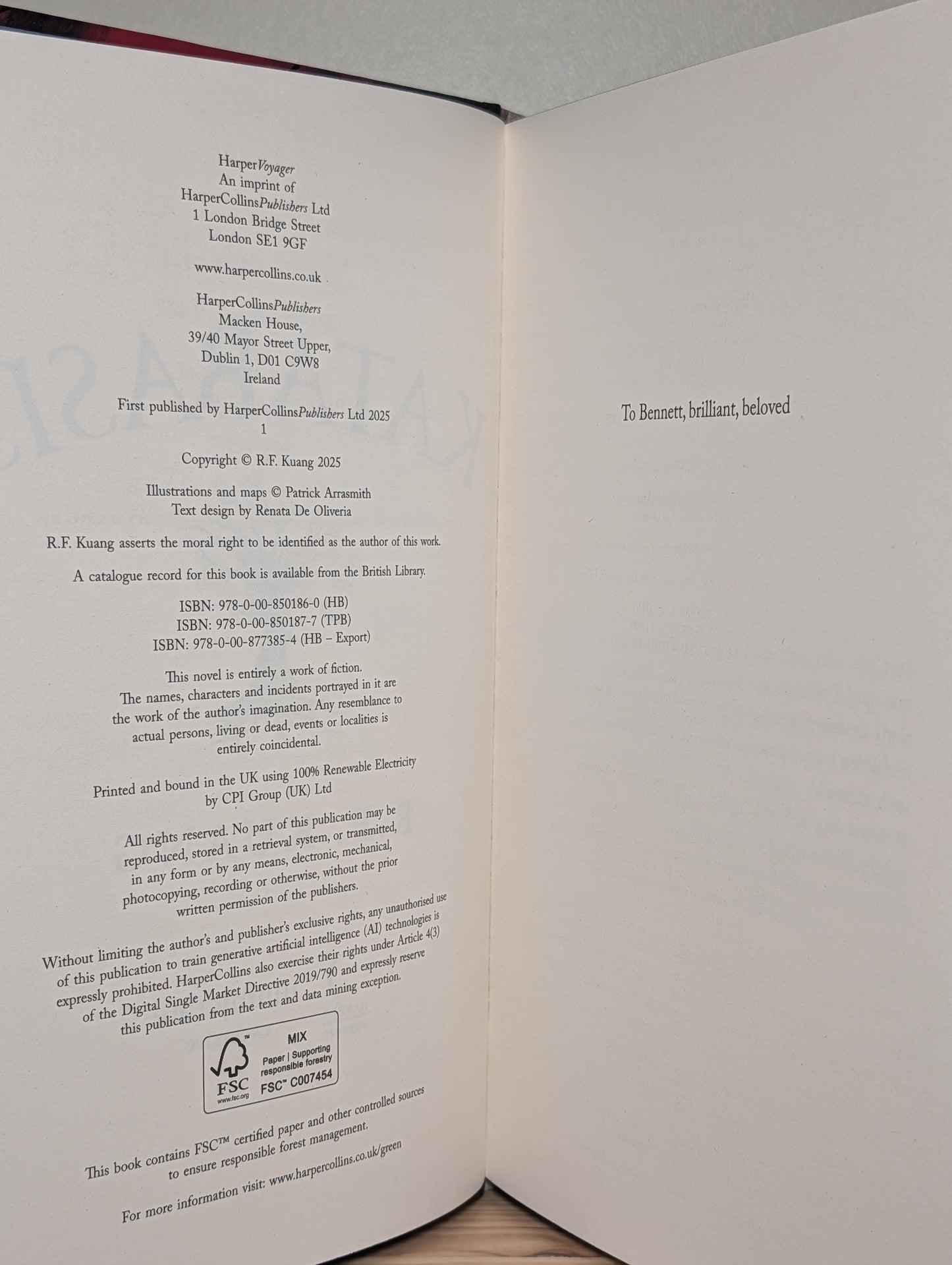 Katabasis by R.F. Kuang (Slipcase Edition)