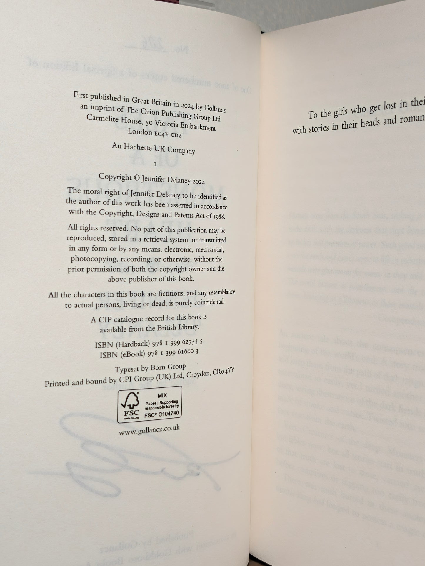Tales of a Monstrous Heart; Tales of a Deadly Devotion; Tales of a Treacherous Fate (Signed Numbered Set with sprayed edges)