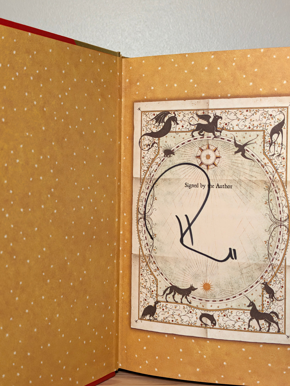 Impossible Creatures; Poisoned King; Neverfear by Katherine Rundell (Signed Set with foil on boards)