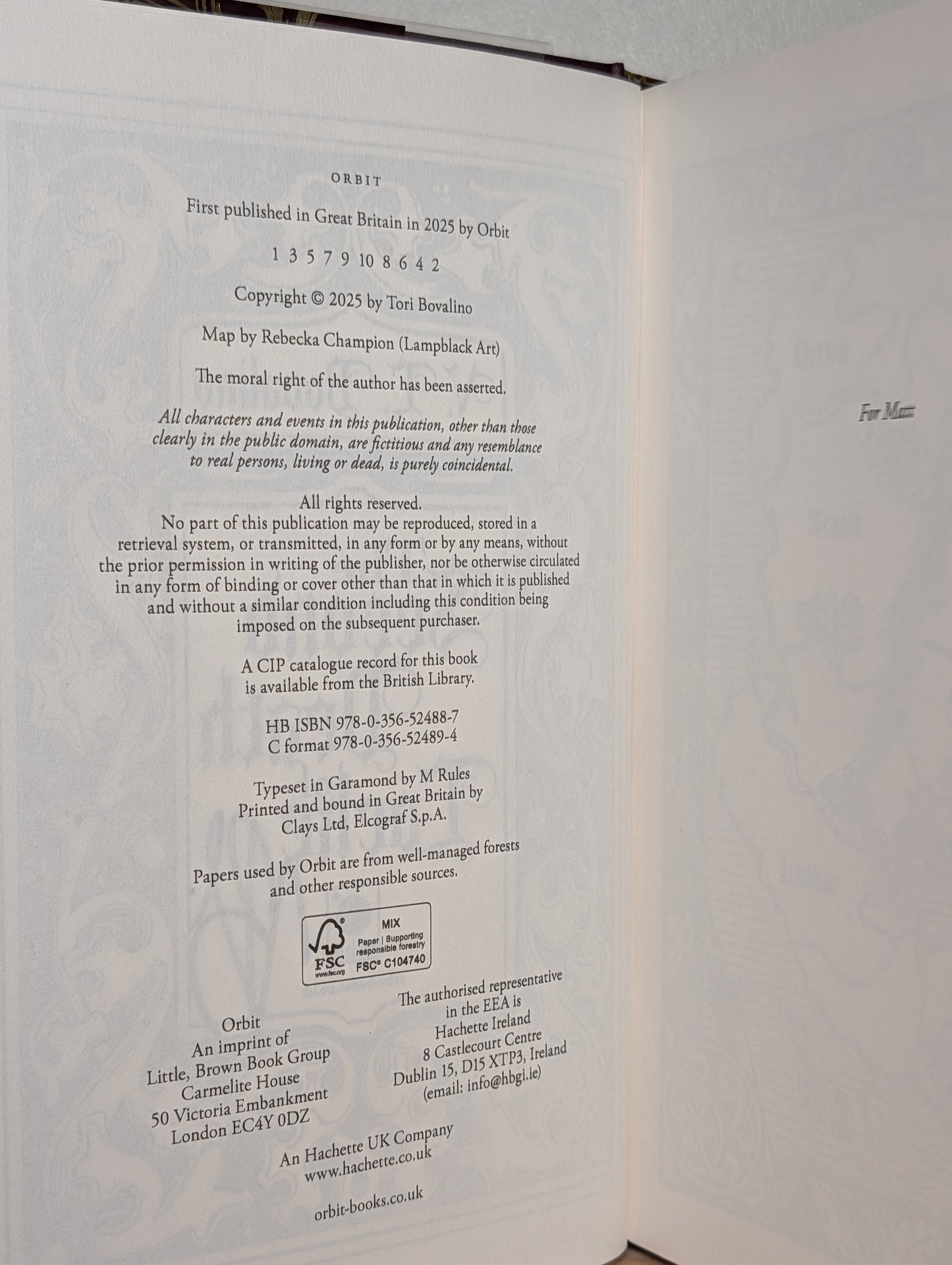 The Second Death of Locke by V.L. Bovalino (Signed First Edition)