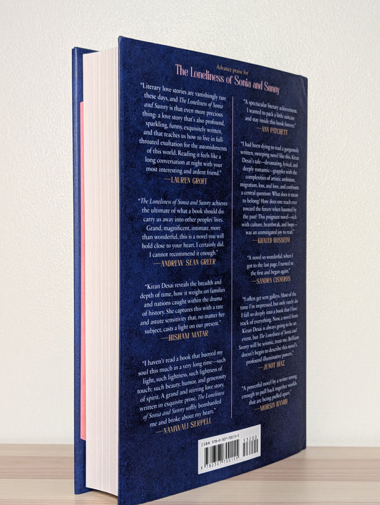 The Loneliness of Sonia and Sunny: A Novel by Kiran Desai (Signed First American Edition)