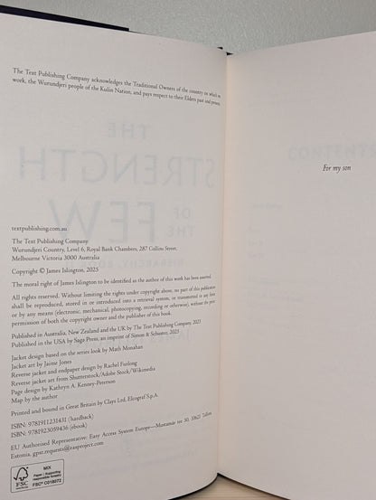 The Strength of the Few: Hierarchy 2 by James Islington (Signed)