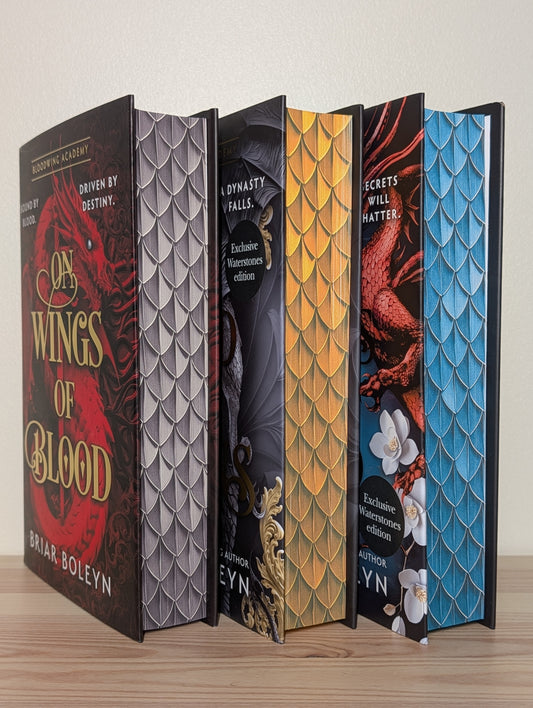 On Wings Of Blood; Bond that Burns; Wing that Bind (First Edition Set with sprayed edges)