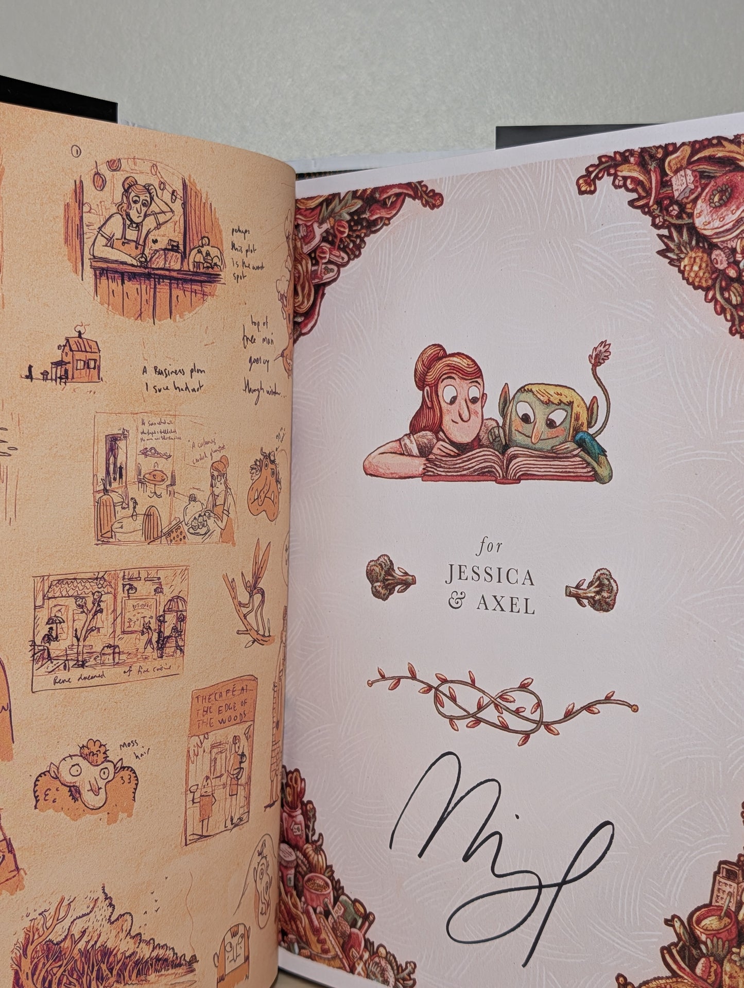 The Cafe at the Edge of the Woods by Mikey Please (Signed)