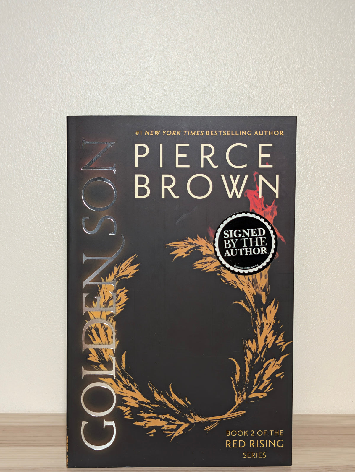 Golden Son: Red Rising Series by Pierce Brown (Signed Paperback Edition)