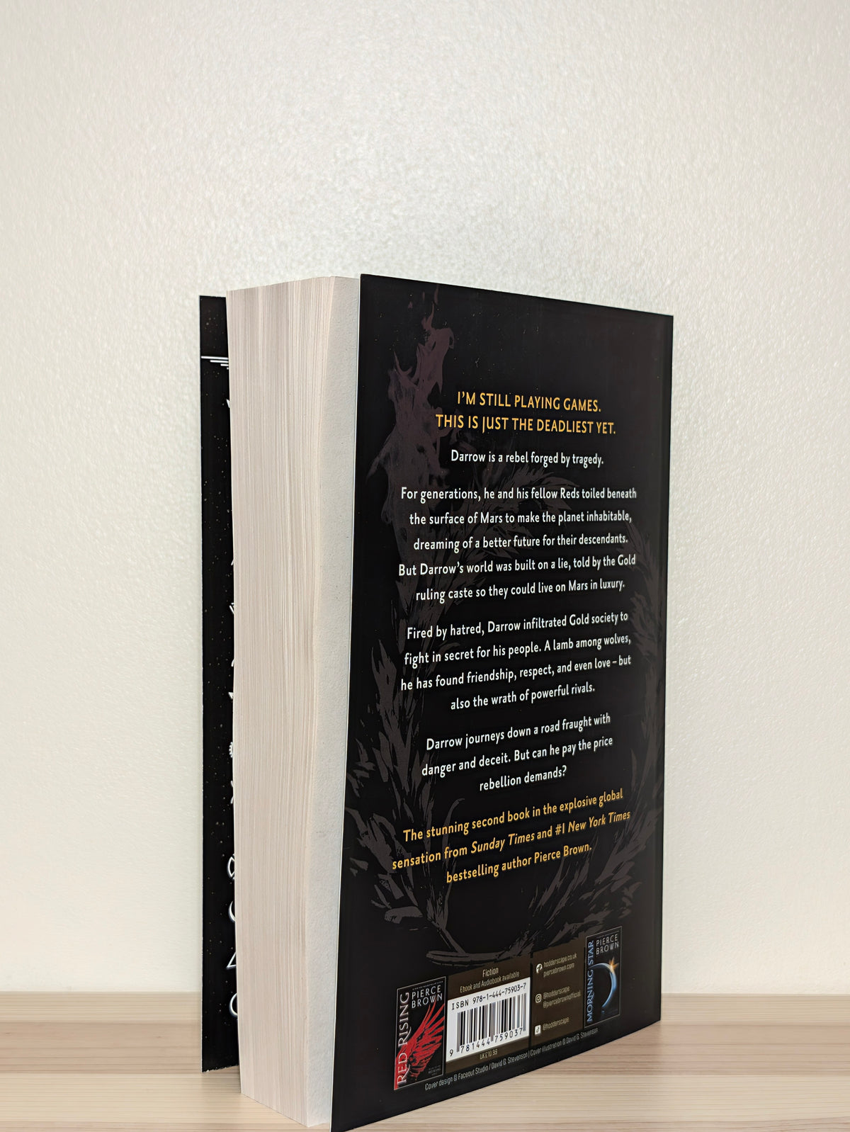 Golden Son: Red Rising Series by Pierce Brown (Signed Paperback Edition)