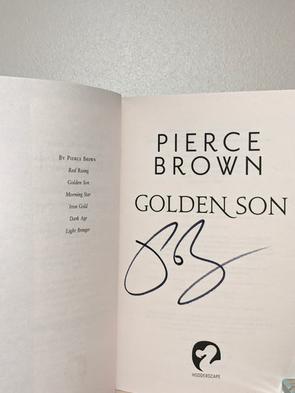 Golden Son: Red Rising Series by Pierce Brown (Signed Paperback Edition)