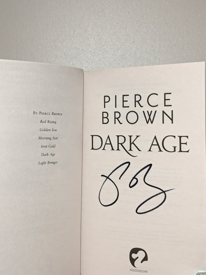 Dark Age by Pierce Brown (Signed Paperback Edition)
