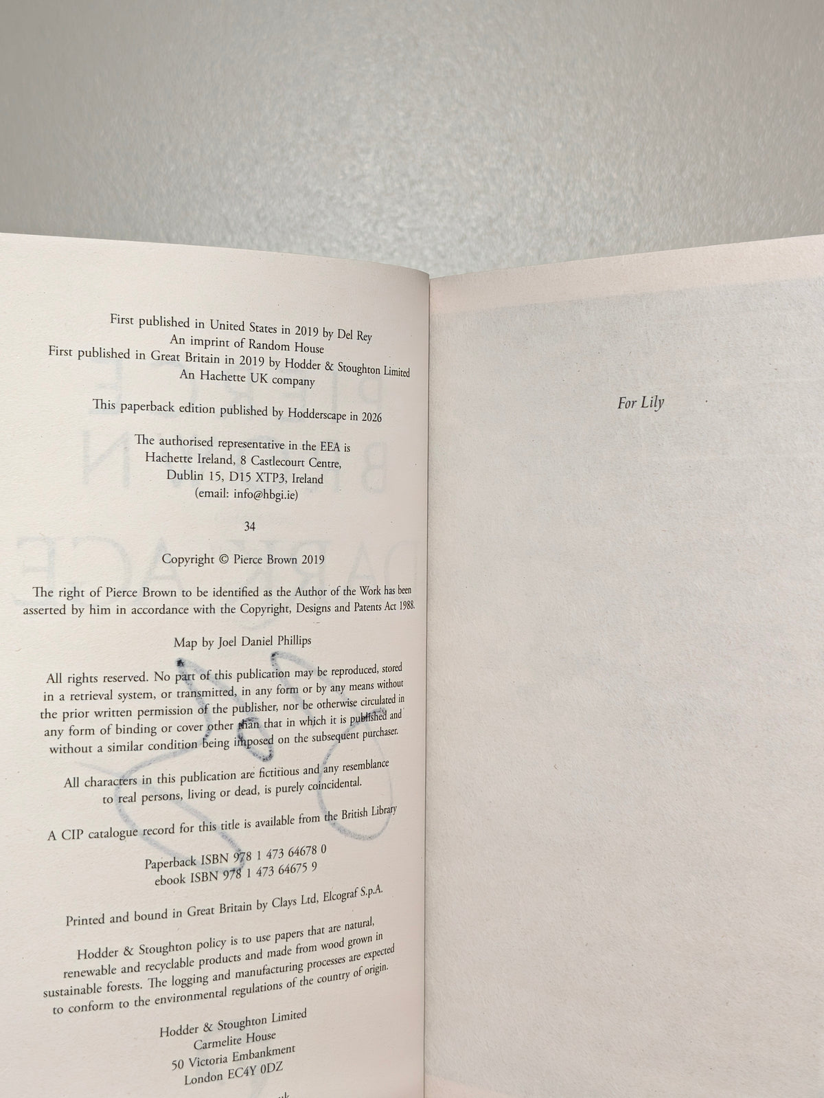 Dark Age by Pierce Brown (Signed Paperback Edition)