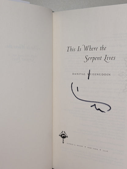 This Is Where the Serpent Lives by Daniyal Mueenuddin (Signed First Edition) - Fialta Books