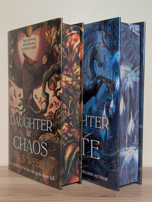 Daughter of Chaos Daughter of Fate by A S Webb (Signed Numbered with sprayed edges)