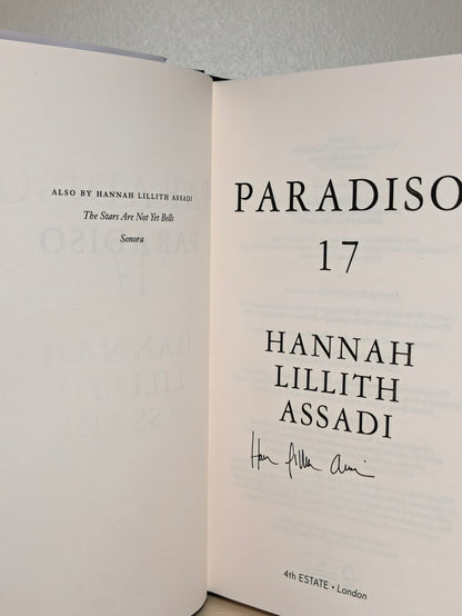 Paradiso 17 by Hannah Lillith Assadi (Signed First Edition)